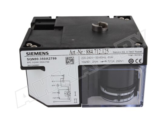 Сервопривод Siemens SQN90.350A2799 Сервопривод Siemens SQN90.350A2799