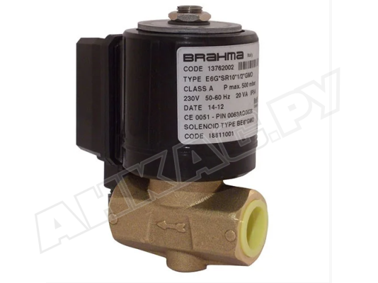 Газовый электромагнитный клапан Brahma E6G*S10*1/2*GFD, арт: 13702002.