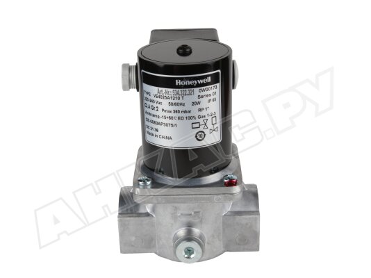 Газовый электромагнитный клапан Honeywell VE4025A1210T.
