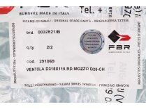 Рабочее колесо вентилятора FBR Ø315 x 115 мм, арт: 291069.