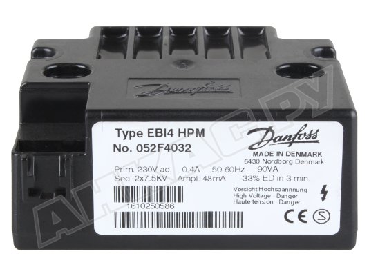 Трансформатор розжига Danfoss EBI4 HPM 052F4032.