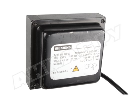 Трансформатор розжига Siemens ZM 20/10 00425157