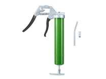Шприц смазочный для одной руки Pressol 2014.1, M10 x 1, с вентилем сброса давления и трубкой, зеленый, арт: 14411 451.