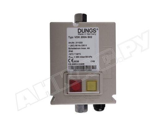 Блок контроля герметичности Dungs VDK 200 A S02 230 В 50 Гц, арт: 211222.