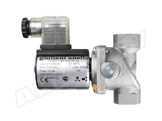 Газовый электромагнитный клапан Giuliani Anello GSAV15R, арт: 021.0010.001.