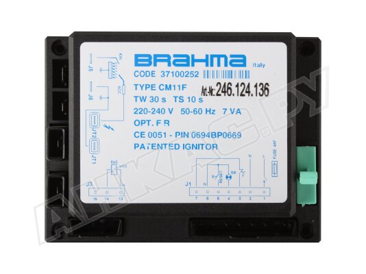 Менеджер горения Brahma CM11F, арт: 37100252