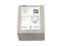 Пресс-масленка МТ 153 двойной шестигранник 15 мм - BSP 1/8 дюйма Samoa 022600