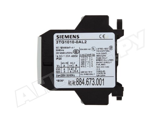 Реле электромагнитное Siemens 3TG 1010-0AL2, арт: 54452082