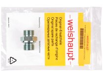Ниппель Weishaupt G1/2 x G1/2, арт: 11151200037.