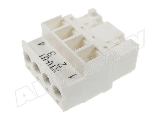 Штекер 4х контактный Weishaupt X10-01, арт: 716322.