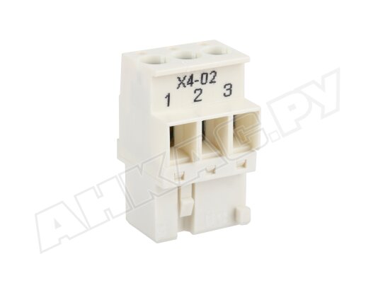 Штекер 3х контактный Weishaupt X4-02, арт: 716305.