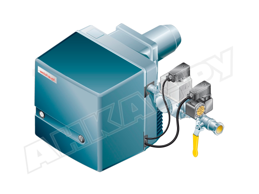 Дизельная горелка Weishaupt WL 5/1-B, исп. H-2LN с сервоприводом, арт: 24205125.