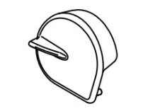 Заглушка крышки смотровой трубы WM10 с пружинной гайкой