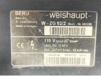 Трансформатор розжига Weishaupt W-ZG 02/2, арт: 603138
