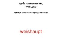Жаровая труба Weishaupt H1, 21131514072