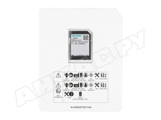 Карта памяти Siemens Simatic 6ES7954-8LC04-0AA0 Альт. арт: 6ES79548LC040AA0, 954-8LC04-0AA0.