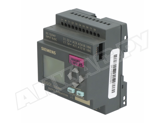 Логический модуль Siemens LOGO! 12/24RC, арт: 6ED1052-1MD00-0BA6. Логический модуль Siemens LOGO! 12/24RC, арт: 6ED1052-1MD00-0BA6.