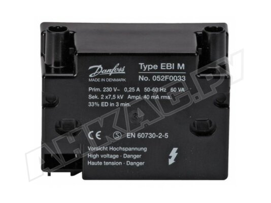 Трансформатор розжига Danfoss EBI M 052F0033