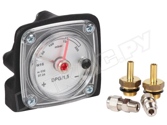 Комплект индикатора перепада давления "справа-налево" Madas DN 32 - DN 200, KIT-MDR DPG 1,5