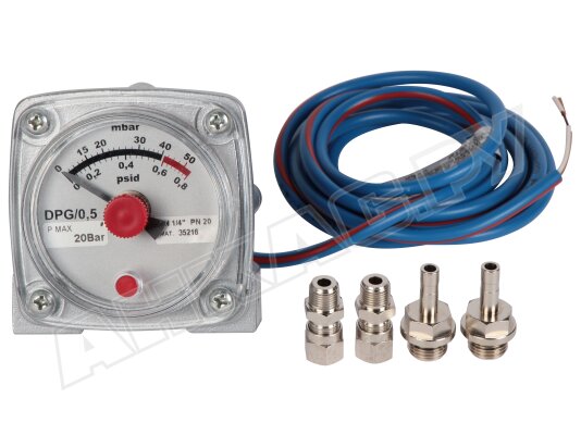 Комплект индикатора перепада давления Madas, KIT-MDSR DPG 0,5