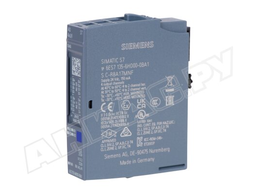 Модуль аналогового вывода Siemens Simatic S7 AQ 4xU/I ST, арт: 6ES7135-6HD00-0BA1