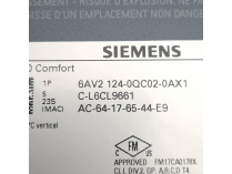 Панель оператора Siemens 6AV2124-0QC02-0AX1 Альт. арт: 6AV21240QC020AX1.