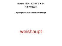 Screw ISO 1207-M 3 X 5- 4.8 402021