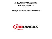 APP.LMV 27.100A2 230V PROGRAMMATA