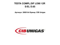 Голова сгорания в сборе CIB Unigas, 30601A4