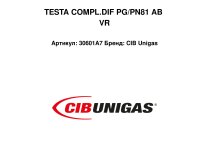 Голова сгорания CIB Unigas в сборе, 30601A7