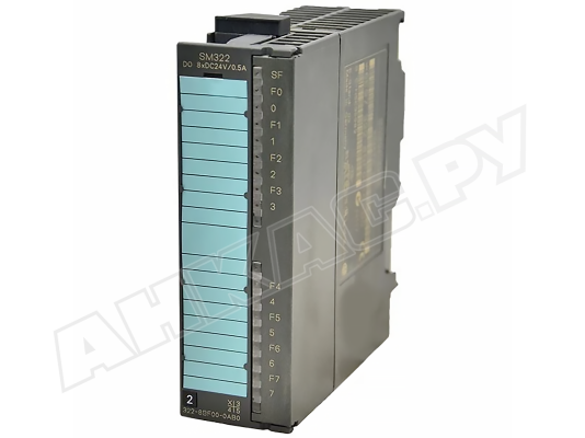 Модуль дискретного вывода Siemens Simatic S7 SM322 DO, 8xDC24В/0.5А, арт: 6ES7322-8BF00-0AB0 Модуль дискретного вывода Siemens Simatic S7 SM322 DO, 8xDC24В/0.5А, арт: 6ES7322-8BF00-0AB0