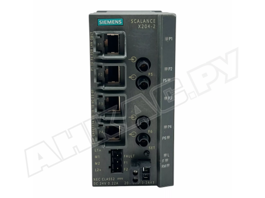 Управляемый сетевой коммутатор Siemens Simatic NET Scalance X204-2, арт: 6GK5204-2BB10-2AA3