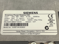 Силовой модуль Siemens Sinamics Power Module 240, арт: 6SL3224-0BE27-5AA0