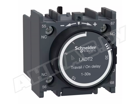 Блок дополнительных контактов с выдержкой времени Schneider Electric LADT2 Блок дополнительных контактов с выдержкой времени Schneider Electric LADT2
