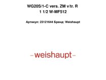 WG20S/1-C vers. ZM v/tr. R 1 1/2 W-MF512