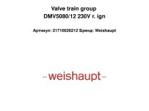 Valve train group DMV5080/12 230V r. ign