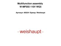 Multifunction assembly W-MF055 110V WG5