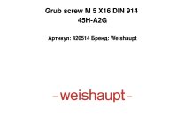 Grub screw M 5 X16 DIN 914 45H-A2G
