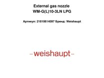 External gas nozzle WM-G(L)10-3LN LPG
