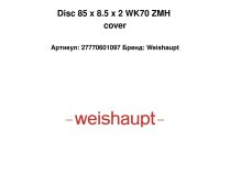 Disc 85 x 8.5 x 2 WK70 ZMH cover