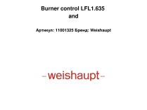 Burner control LFL1.635 and