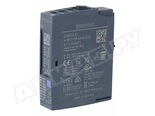 Модуль аналогового ввода Siemens Simatic S7 AI HF 8xRTD/TC 2-wire, арт: 6ES7134-6JF00-0CA1.