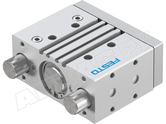 Пневмопривод с направляющей Festo DFM-50-50-P-A-GF. Пневмопривод с направляющей Festo DFM-50-50-P-A-GF.