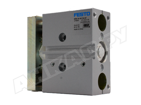 Пневмопривод с направляющей Festo DFM-20-20-P-A-GF. Пневмопривод с направляющей Festo DFM-20-20-P-A-GF.
