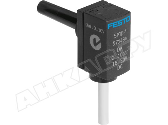 Датчик давления Festo SPTE-P10R-S6-V-2.5K, арт: 571485. Датчик давления Festo SPTE-P10R-S6-V-2.5K, арт: 571485.