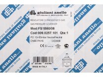 Регулятор давления газа Giuliani Anello FS1B80/08, арт: 009.0257.101
