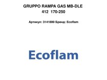 GRUPPO RAMPA GAS MB-DLE 412  170-250