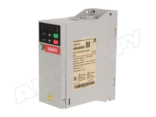 Преобразователь частоты VEDA MC VF-51-PK75-0003-T4-E20-B-H, арт: ABA00005