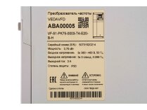 Преобразователь частоты VEDA MC VF-51-PK75-0003-T4-E20-B-H, арт: ABA00005