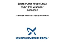 Spare,Pump house DN32 PN6/10/16 w/sensor 98660062